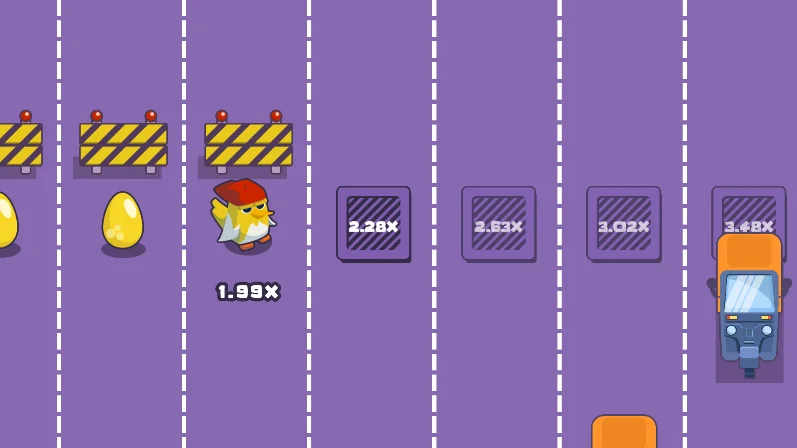 Spiel Chicken Cross